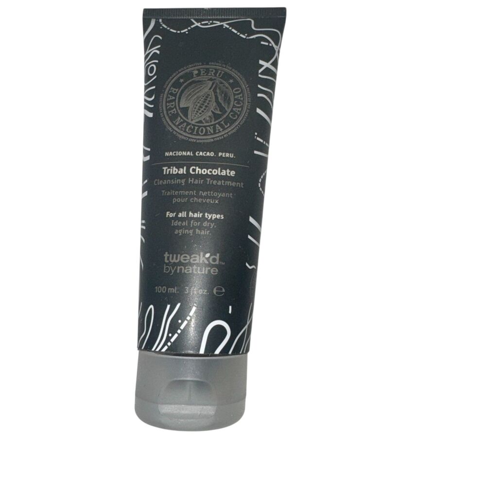 New & Sealed! Tweak'd by Nature Tribal Chocolate Cleansing Hair Treatment 3oz